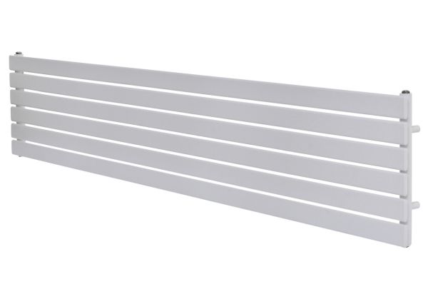 Горизонтальний дизайнерський радіатор опалення  ARTTIDESIGN Livorno G 6/408/1800 білий матовий