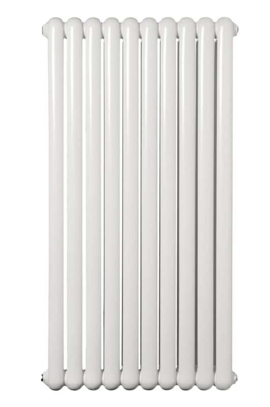 Вертикальный дизайнерский радиатор отопления ARTTIDESIGN Verona 10/1200/600 белый матовый