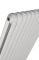 Вертикальний дизайнерський радіатор опалення ARTTIDESIGN Verona 10/1200/600 білий матовий