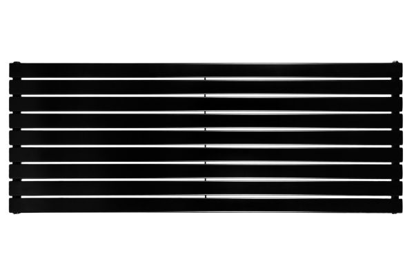 Горизонтальний дизайнерський радіатор опалення  ARTTIDESIGN Livorno G 9/612/1800 чорний матовий