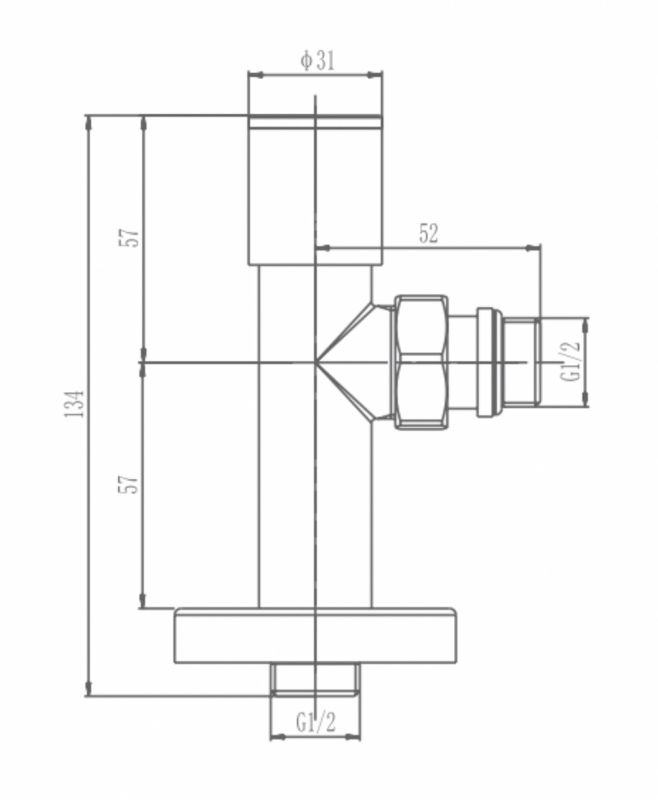 Комплект дізайн кранов ARTTIDESIGN подовжений 1/2” x 1/2” чорний матовий