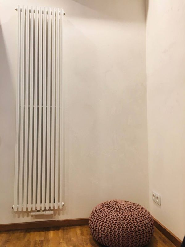 Радіатор дизайн Betatherm 387x1800 Praktikum-1 WHITE Вертикал
