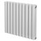 Горизонтальний дизайнерський радіатор опалення ARTTIDESIGN Rimini II G 10/550/590/50 білий матовий