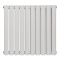 Горизонтальний дизайнерський радіатор опалення ARTTIDESIGN Rimini II G 10/550/590/50 білий матовий