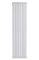 Вертикальний дизайнерський радіатор опалення ARTTIDESIGN Livorno II 6/1400/408/50 білий матовий
