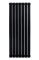 Вертикальний дизайнерський радіатор опалення ARTTIDESIGN Livorno II 7/1400/476/50 чорний матовий