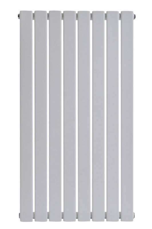 Вертикальний дизайнерський радіатор опалення ARTTIDESIGN Livorno II  8/1000/544 білий матовий
