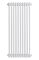 Вертикальний дизайнерський радіатор опалення ARTTIDESIGN Bari II 10/1200/470/50 білий матовий