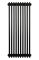 Вертикальний дизайнерський радіатор опалення ARTTIDESIGN Bari II 10/1200/470/50 чорний матовий