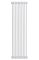 Вертикальний дизайнерський радіатор опалення ARTTIDESIGN Bari II 10/1500/470/50 білий матовий