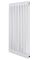 Вертикальний дизайнерський радіатор опалення ARTTIDESIGN Bari II 12/1200/560/50 білий матовий