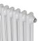 Вертикальний дизайнерський радіатор опалення ARTTIDESIGN Bari II 12/1200/560/50 білий матовий
