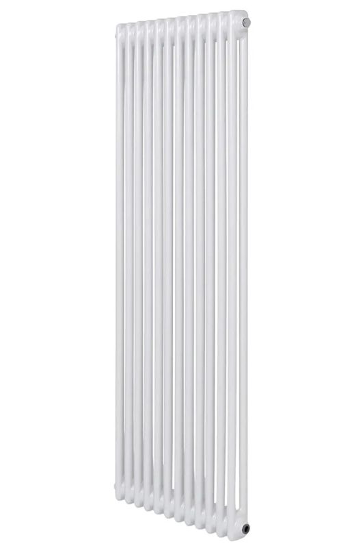 Вертикальный дизайнерский радиатор отопления ARTTIDESIGN Bari II 12/1800/560/50 белый матовий