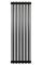Вертикальний дизайнерський радіатор опалення ARTTIDESIGN Bari II 12/1800/560/50 чорний матовий