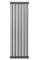 Вертикальний дизайнерський радіатор опалення ARTTIDESIGN Bari II 12/1800/560/50 сірий матовий