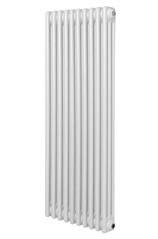 Вертикальный дизайнерский радиатор отопления ARTTIDESIGN Bari III 10/1200/470/50 белый матовый
