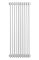 Вертикальний дизайнерський радіатор опалення ARTTIDESIGN Bari III 10/1200/470/50 білий матовий