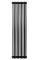 Вертикальний дизайнерський радіатор опалення ARTTIDESIGN Bari III 10/1500/470/50 чорний матовий