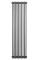 Вертикальний дизайнерський радіатор опалення ARTTIDESIGN Bari III 10/1800/470/50 сірий матовий