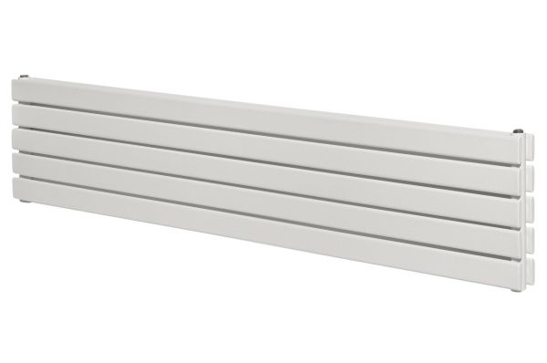 Горизонтальний дизайнерський радіатор опалення ARTTIDESIGN Livorno II G 5/340/2200/50 білий матовий