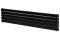 Горизонтальний дизайнерський радіатор опалення ARTTIDESIGN Livorno II G 5/340/2000/50 чорний матовий