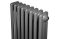 Вертикальний дизайнерський радіатор опалення ARTTIDESIGN Bari III 8/1800/380/50 сірий матовий