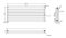 Горизонтальний дизайнерський радіатор опалення ARTTIDESIGN Ancona ІІ G 8/368/1000 білий матовий