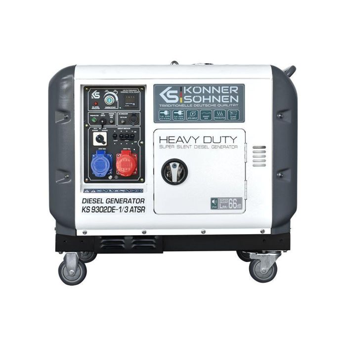 Дизельный генератор  7,5 кВт Konner & Sohnen KS 9302DE-1/3 ATSR