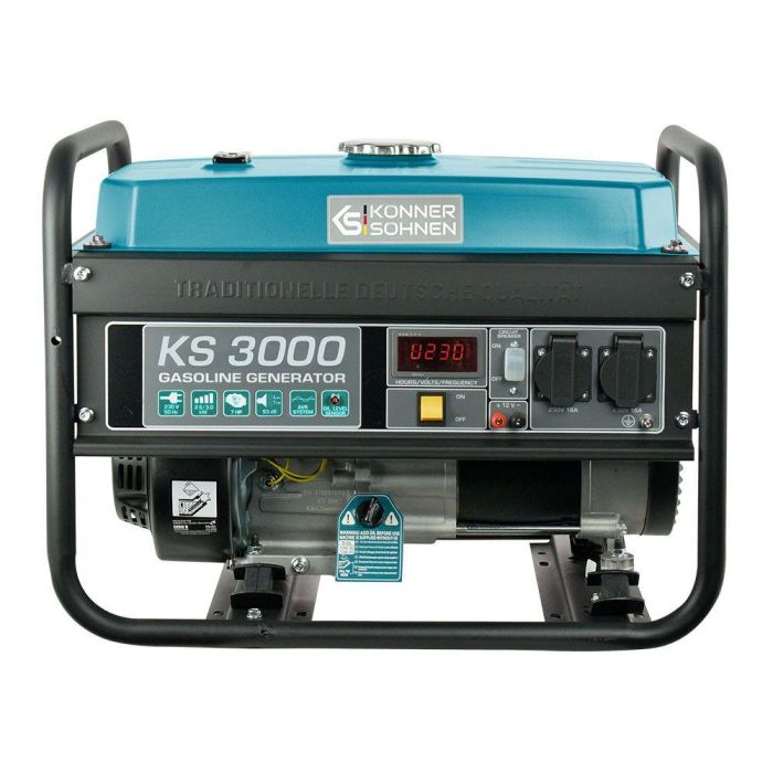 Бензиновый генератор 3 кВт Konner & Sohnen KS 3000