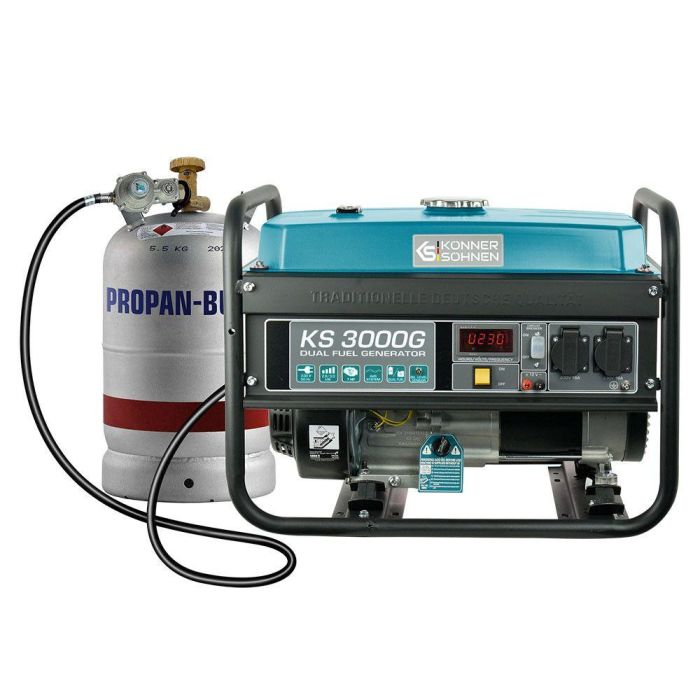 Газобензиновый генератор 3 кВт Konner & Sohnen KS 3000G