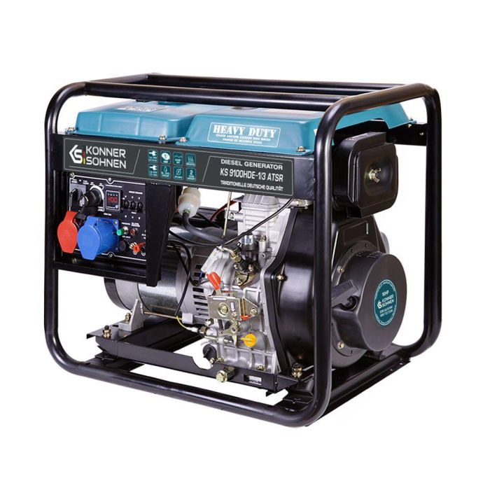 Дизельный генератор 7,5 кВт Konner & Sohnen KS 9100HDE-1/3 ATSR (EURO V)
