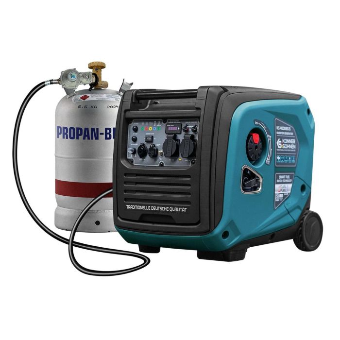 Инверторный газобензиновый генератор 4 кВт Konner & Sohnen KS 4000iEG S