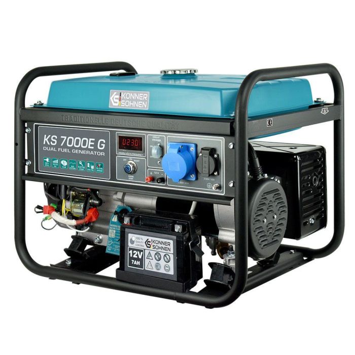 Газобензиновый генератор 5,5 кВт Konner & Sohnen KS 7000E G
