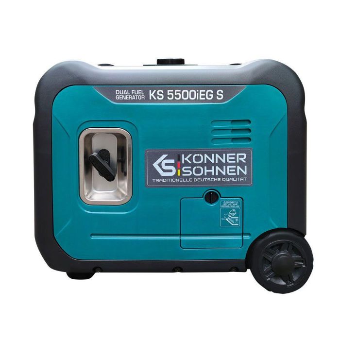 Инверторный газобензиновый генератор 5,5 кВт Konner & Sohnen KS 5500iEG S