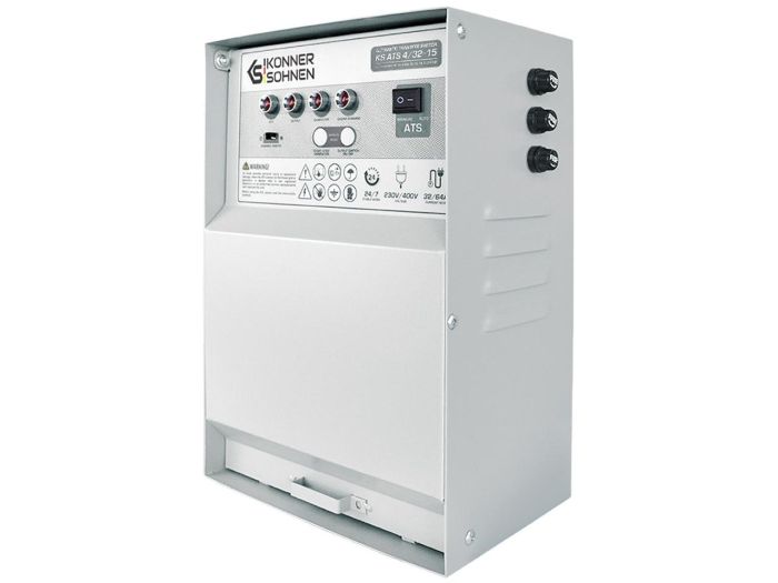 Бензиновый двухцилиндровый генератор  12 кВт Konner & Sohnen KS 15-1E ATSR