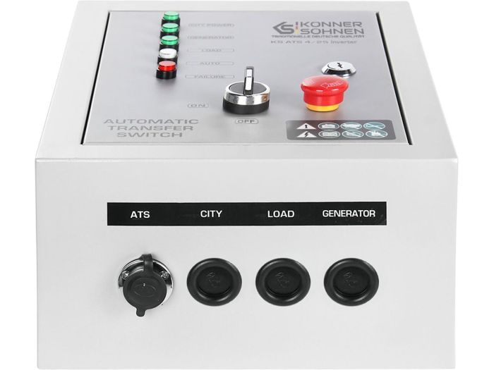 АВР Konner&Sohnen KS ATS 4/25 Inverter Блок автоматического ввода резерва