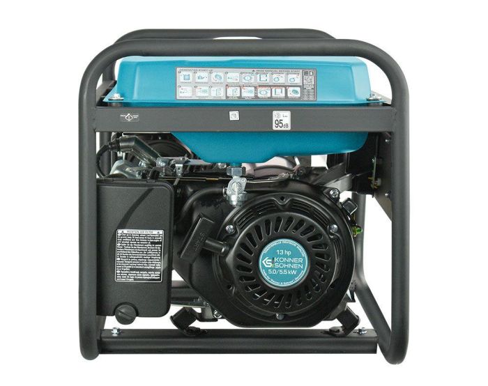 Бензиновый генератор 5,5 кВт Konner & Sohnen KS 7000E 1/3