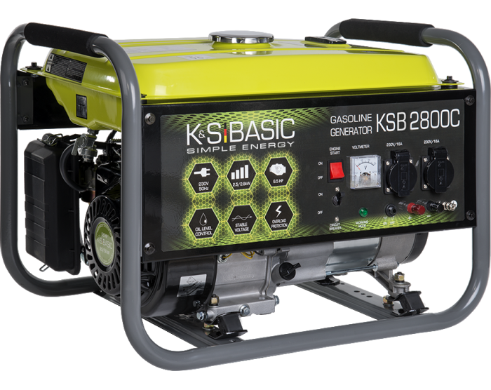 Бензиновый генератор 2,8 кВт Konner&Sohnen KSB 2800C
