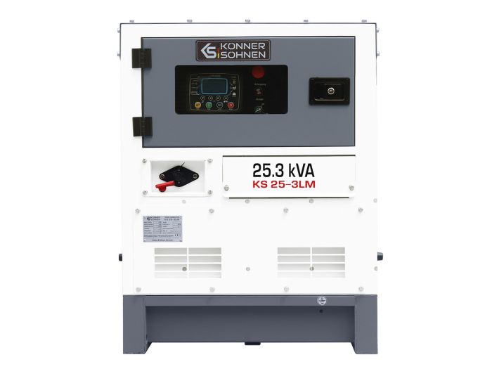 Дизель эл-станция 3-фазная 25,3 кВА Konner & Sohnen KS 25-3LM