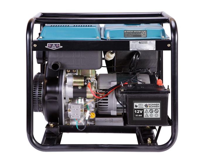 Дизельный генератор 5,5 кВт Konner & Sohnen KS 6100HDE (EURO V)