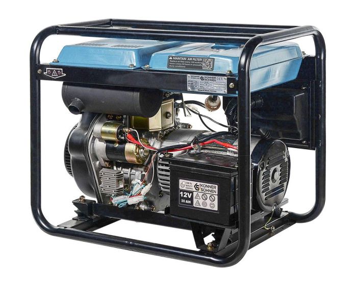 Дизельный генератор 5,5 кВт Konner & Sohnen KS 6100HDE (EURO V)