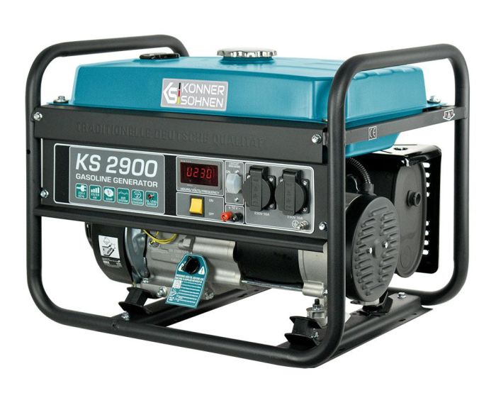 Бензиновий генератор 2,9 кВт Konner & Sohnen KS 2900
