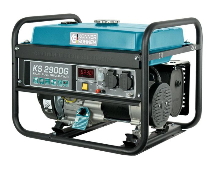 Газобензиновый генератор 2.9 кВт Konner & Sohnen KS 2900G