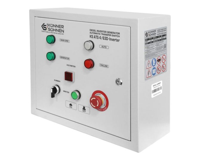 АВР Konner&Sohnen KS ATS 4/63D-Inverter Блок автоматического ввода резерва