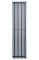 Вертикальний дизайнерський радіатор опалення ARTTIDESIGN Ancona II 10/1800/460/50 сирій матовий