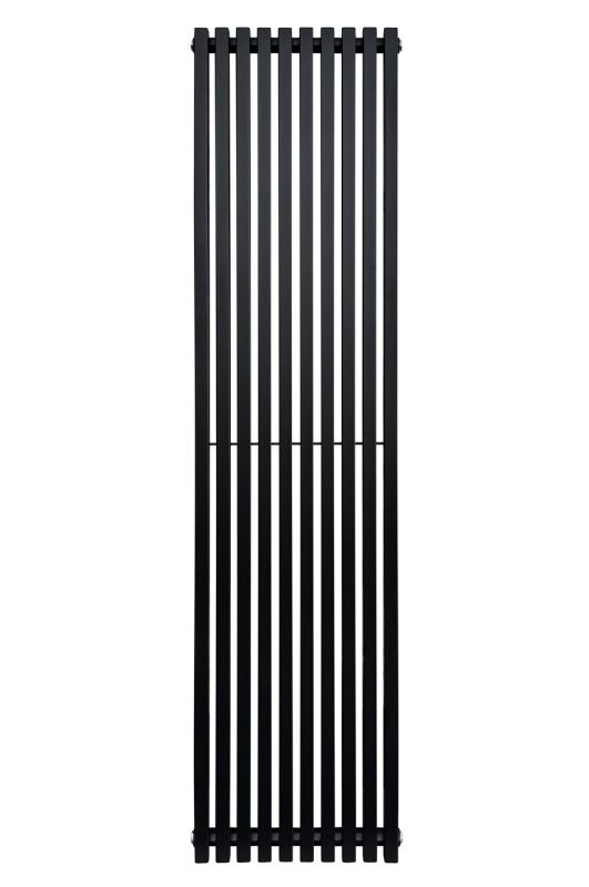 Вертикальный дизайнерский радиатор отопления ARTTIDESIGN Ancona II 10/1800/460/50 чорний матовый