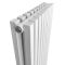 Вертикальний дизайнерський радіатор опалення ARTTIDESIGN Ancona II 10/1800/460/50 білий матовий
