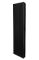 Вертикальний дизайнерський радіатор опалення ARTTIDESIGN Ancona II 10/1800/460/50 чорний матовий
