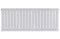 Горизонтальний дизайнерський радіатор опалення ARTTIDESIGN Livorno ІІ G 14/500/952/50 білий матовий