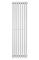 Вертикальний дизайнерський радіатор опалення ARTTIDESIGN Ancona II 8/1300/368 білий матовий